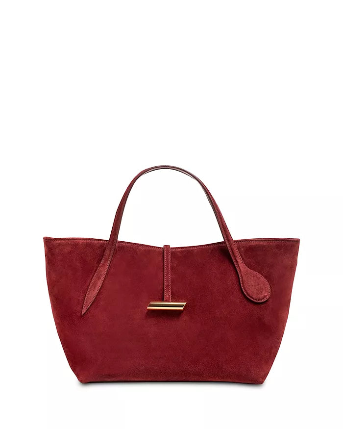 LIFFNER | PETITE PENNE TOTE MAROON SUEDE