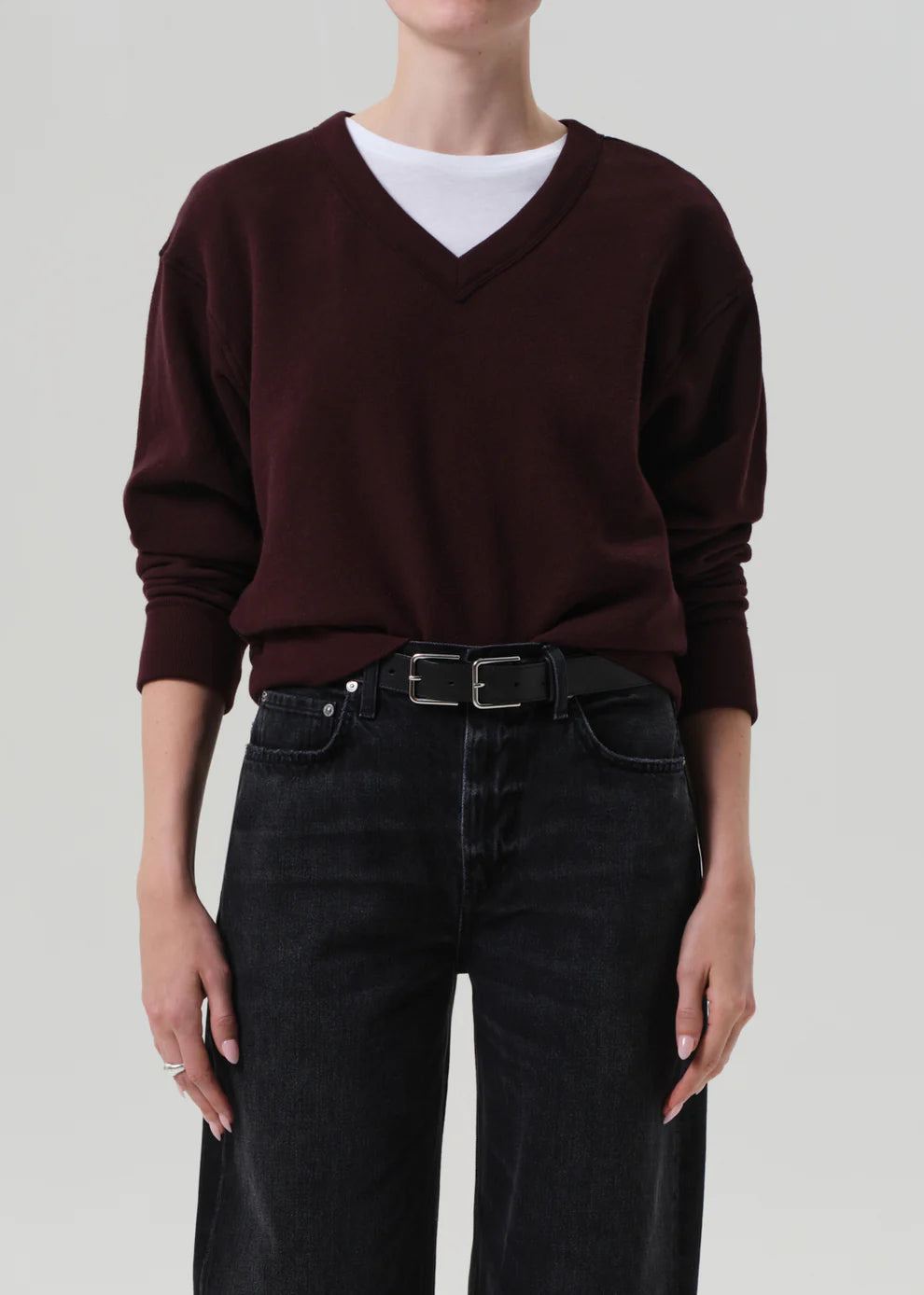 CITIZENS OF HUMANITY | VERNATA PULLOVER MAHOGANY