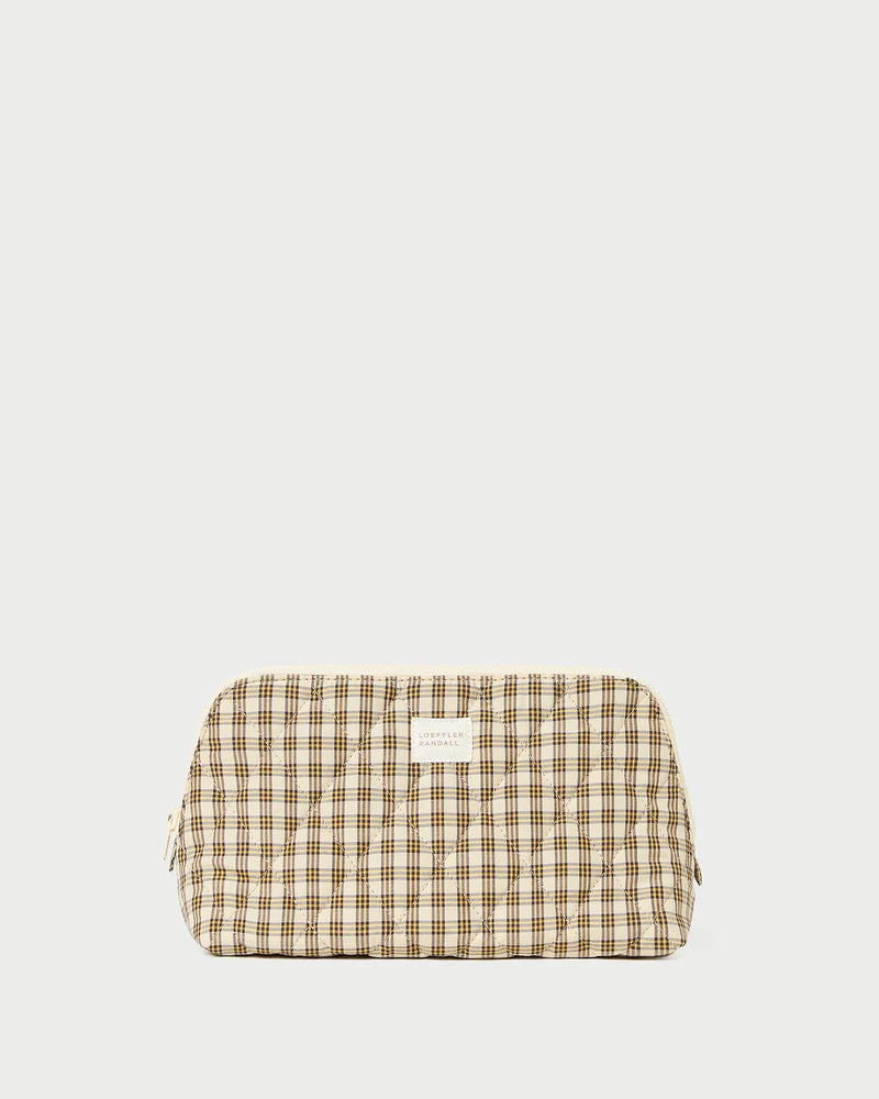 LOEFFLER RANDALL | FRANCES COSMETIC POUCH BUTTER PLAID