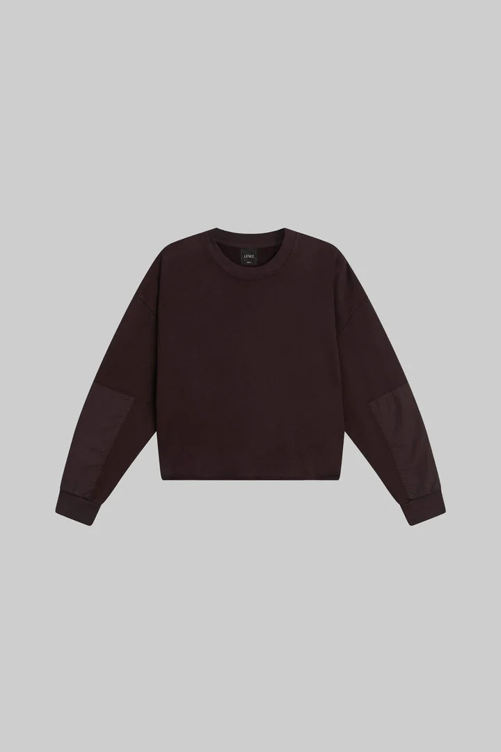 LESET | JAMIE PATCH CREW CHOCOLATE