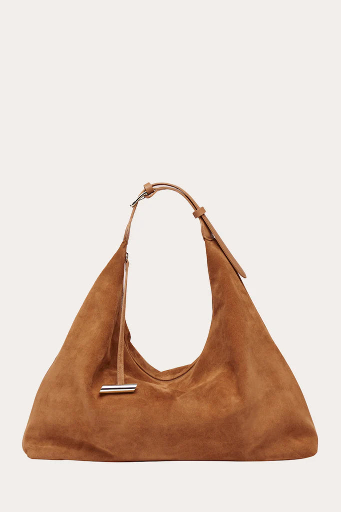 LIFFNER | PILLOW HOBO COWN SUEDE RHUM