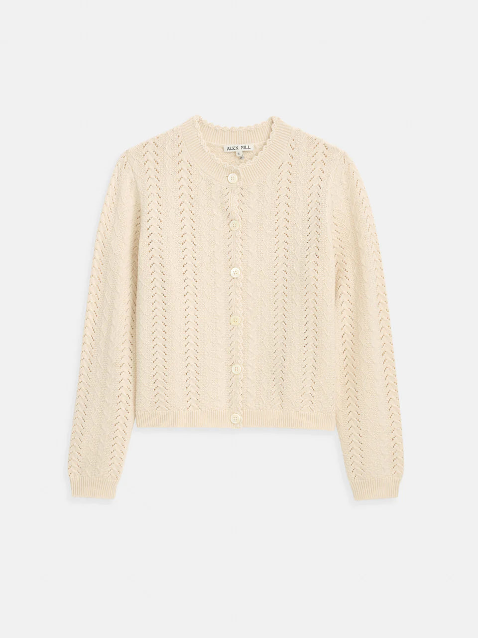 AlEX MILL | ANNALISE SWEATER WOOL | CHAMPAGNE