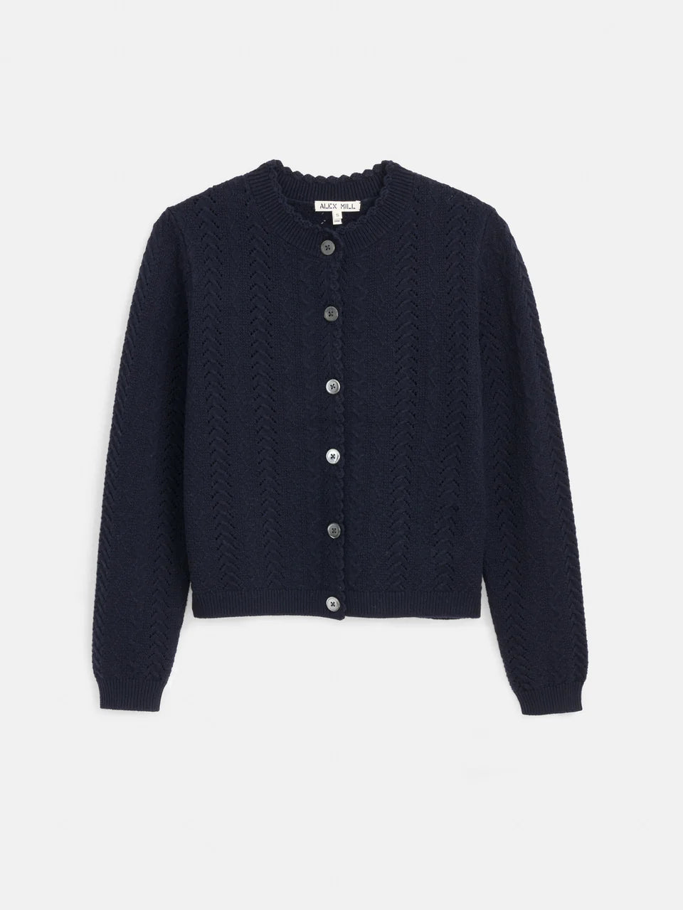ALEX MILL | ANNALISE SWEATER WOOL | NAVY