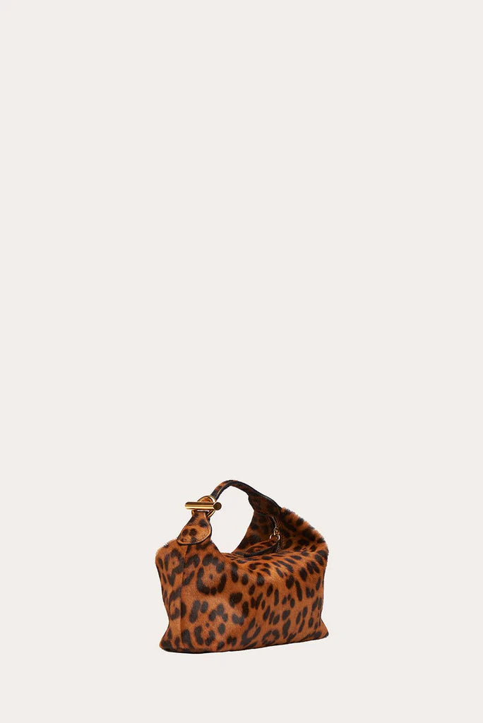 LIFFNER | MICRO PILLOW POUCH CALF HAIR IN LEOPARD