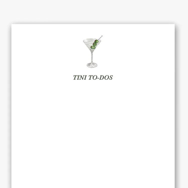 CASEY JO PAPER CO. | MARTINI ICON NOTEPAD