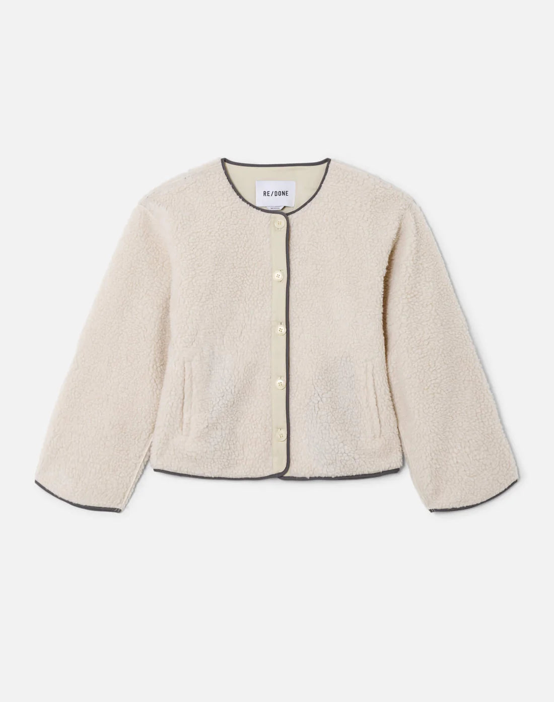 RE/DONE | COCOON LINER JACKET VINTAGE WHT