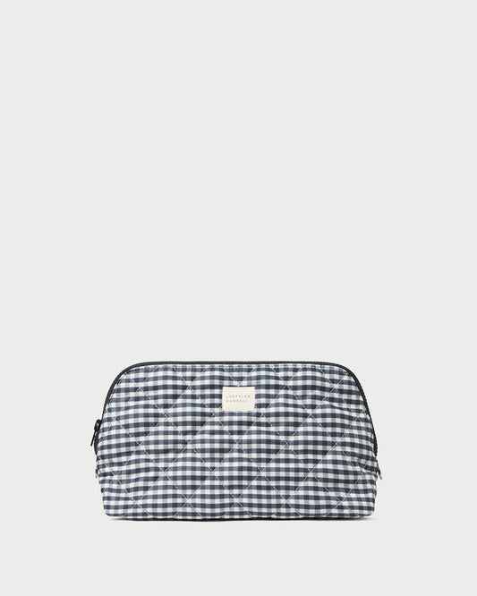 LOEFFLER RANDALL | FRANCES COSMETIC POUCH BLK/WHT GINGHAM