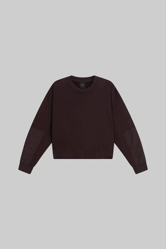LESET | JAMIE PATCH CREW CHOCOLATE