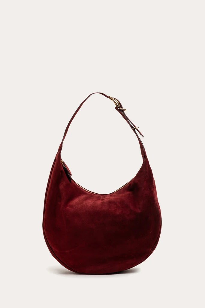 LIFFNER | MOON HOBO MAROON SUEDE