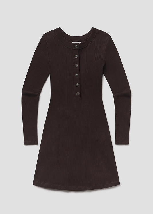 NALI MINI DRESS CHOCOLATE