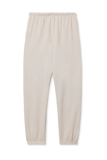 PERFECT WHITE TEE | JOHNNY FRENCH TERRY SWEATPANT SILVER