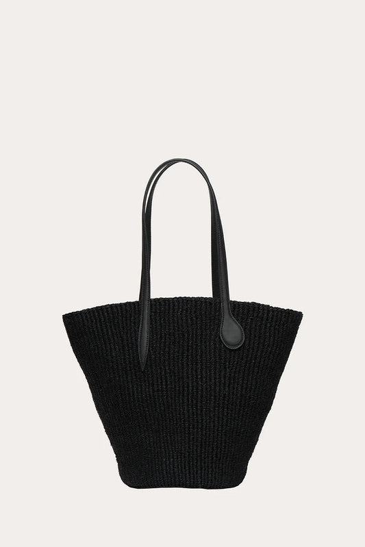 LIFFNER | STRAW BASKET SISAL BLACK