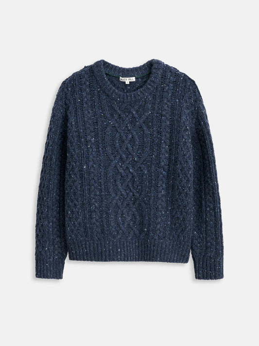ALEX MILL | MADELYN SWEATER DONEGAL NAVY