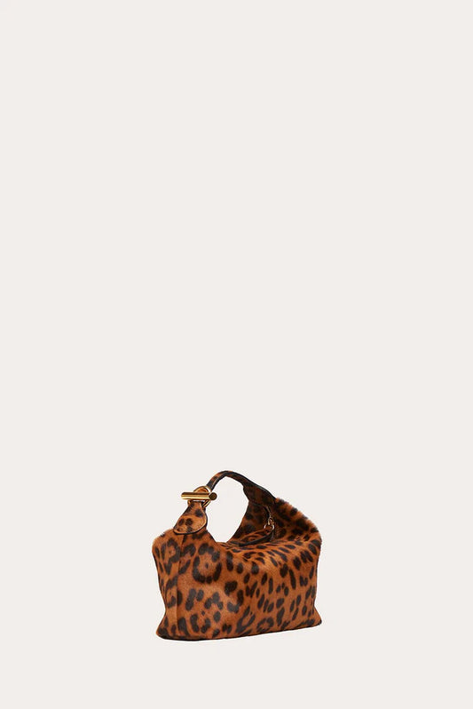 LIFFNER | MICRO PILLOW POUCH CALF HAIR IN LEOPARD